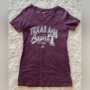 Adidas Texas A&M T-shirt Maroon Size Large